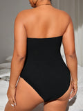 Costume intero chevron pannello a nastro tubo