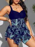 Tankini senza maniche per taglie forti, estivo