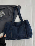 Borsa a spalla blu di alta qualità