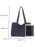 Borsa a spalla blu di alta qualità