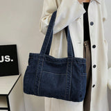 Borsa a spalla blu di alta qualità