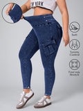 Jeans skinny elastici e morbidi dalla vita alta con effetto snellente, taglie comode