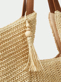 Borsa a spalla casual adatta a tutti gli abbinamenti, per vacanze e spiaggia, da donna