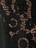 2 pezzi Set di maglietta e pantaloni con pizzo a contrasto