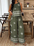 2 Pezzi/Set Abbigliamento Casual e da Vacanza Stile Moda Taglie Comode, Adatto Per L'Estate