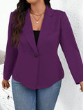 Blazer casual di moda stile nuovo per donne taglia petite e taglie forti