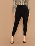 Leggings con rivetto senza cinture taglie forti