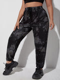 Pantaloni Sportivi Curvy Cordone Grafico