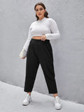 Pantaloni con vita elastica