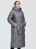 Cappotto imbottito con cappuccio e tasca laterale con zip