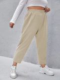Pantaloni con vita elastica