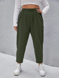 Pantaloni con vita elastica