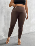Taglie Forti Leggings vita a banda larga