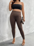 Taglie Forti Leggings vita a banda larga