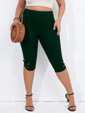 Taglie Forti Leggings scavato contorto