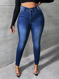Taglie Forti Jeans skinny monocolore