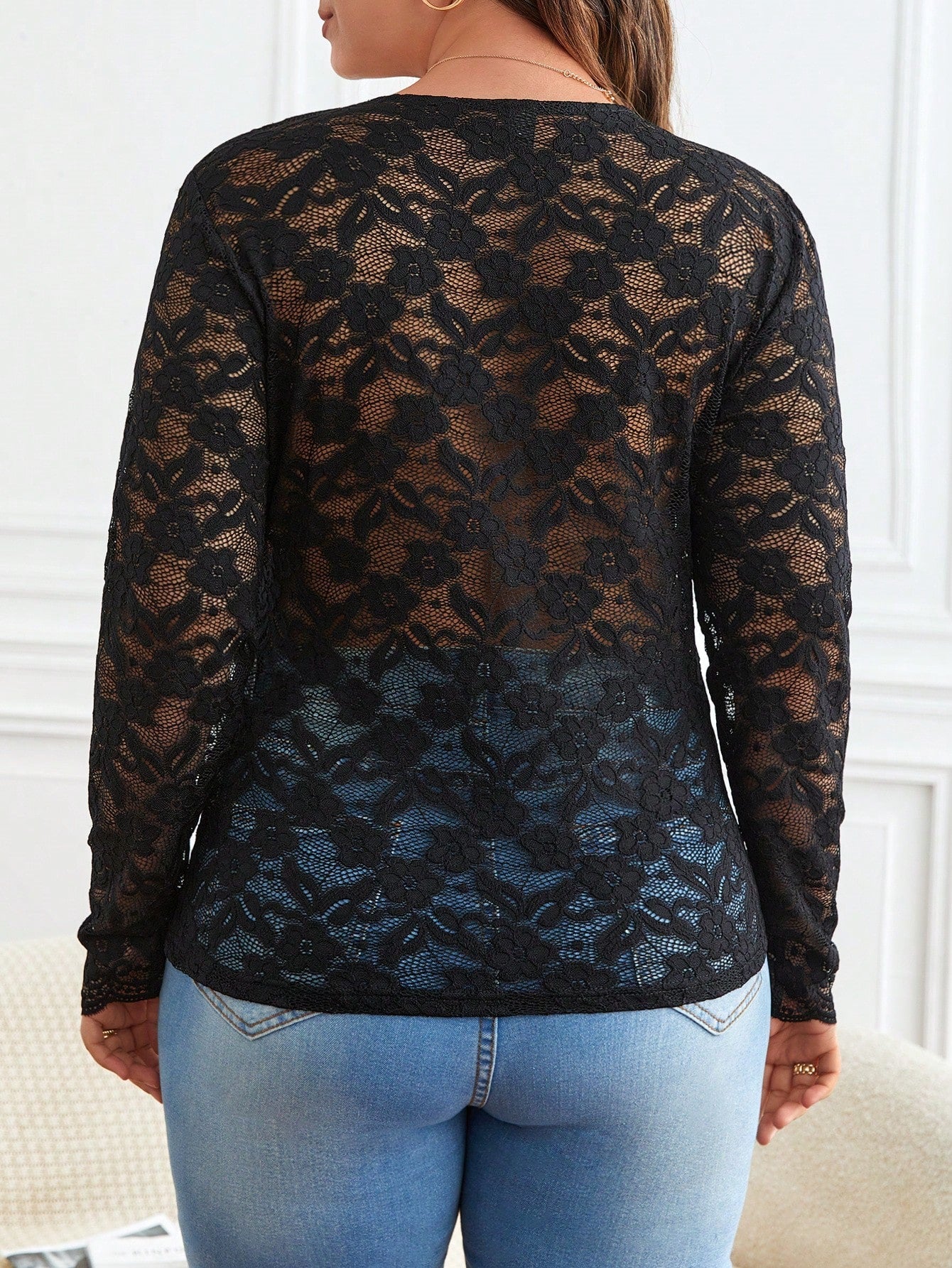 Maglietta Top Ideology Taglia Forte 3X Con Coulisse - Rosa Biancospino, Manica Corta - Foto 4