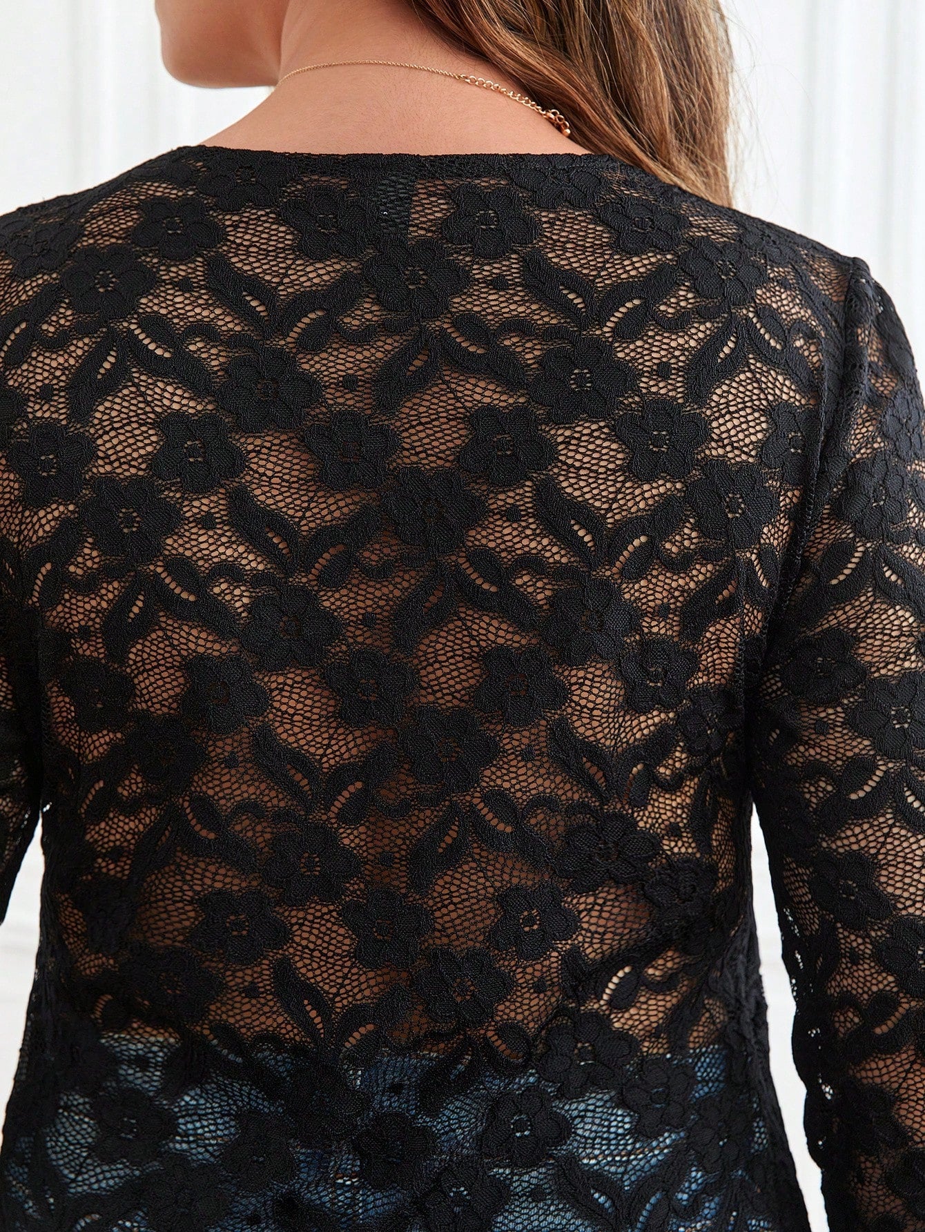 SHEIN Clasi Vesto di taglie forti da donna con maniche a metà SHEIN Clasi Vesto di taglie forti da donna con maniche a metà